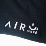 Haft logo na koszulce polo AIR Cafe
